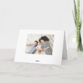 ミニマルエレガントリストクリスマスグリーティング6写真 シーズンカード (裏面)