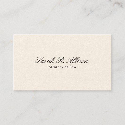 ミニマルエレガントリストクリームプロフェッショナル 名刺 (正面)