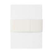 ミニマルエレガントリストクリームベージュ結婚ズスイート 招待状ベリーバンド (裏面例)