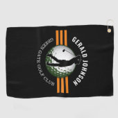 ミニマルエレガントリストゴルファーデザイン ゴルフタオル (横)