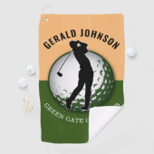 ミニマルエレガントリストゴルファーデザイン ゴルフタオル (インサイチュ)