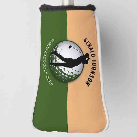 ミニマルエレガントリストゴルファーデザイン ゴルフヘッドカバー (回転90)