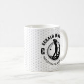 ミニマルエレガントリストゴルフデザイン コーヒーマグカップ (正面右)