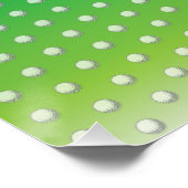 ミニマルエレガントリストゴルフデザイン ポスター (コーナー)