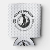 ミニマルエレガントリストゴルフデザイン 缶クーラー (正面)