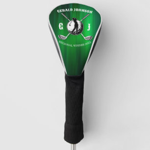 ミニマルエレガントリストゴルフモノグラムデザイン ゴルフヘッドカバー