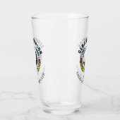 ミニマルエレガントリストゴルフモノグラムデザイン タンブラーグラス (左)