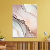 ミニマルエレガントリストシック水彩 キャンバスプリント (インサイチュ (リビング))