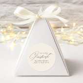 ミニマルエレガントリストスクリプトアイボリー卒業 ラウンドシール