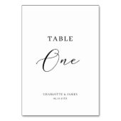 ミニマルエレガントリストスクリプトテーブル1テーブル番号 テーブルナンバー (裏面)