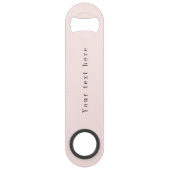 ミニマルエレガントリストスクリプト名パーソナライズされた スピード栓抜き (裏面)