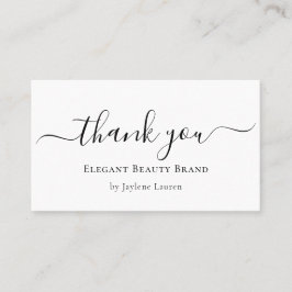 ミニマルエレガントリストスクリプト 名刺