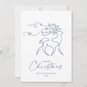 ミニマルエレガントリストストナカイ挨拶 シーズンカード (正面)