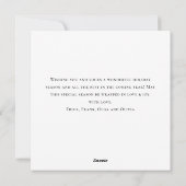 ミニマルエレガントリストストナカイ挨拶 シーズンカード (裏面)