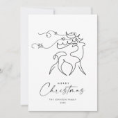 ミニマルエレガントリストストナカイ挨拶 シーズンカード (正面)