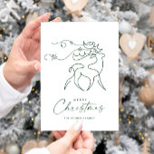 ミニマルエレガントリストストナカイ挨拶 シーズンカード