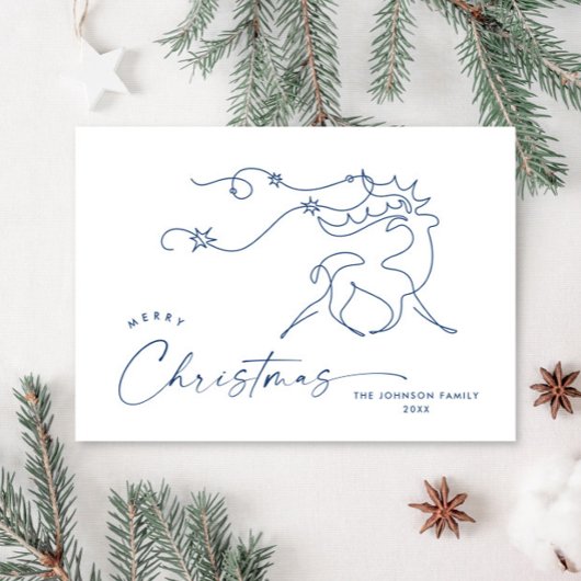 ミニマルエレガントリストストナカイ挨拶 シーズンカード
