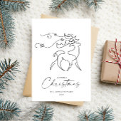 ミニマルエレガントリストストナカイ挨拶 シーズンカード