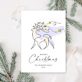 ミニマルエレガントリストストナカイ挨拶 シーズンカード