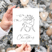 ミニマルエレガントリストストナカイ挨拶 シーズンカード