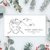 ミニマルエレガントリストストナカイ挨拶 シーズンカード