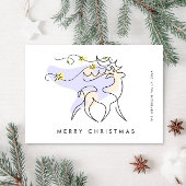 ミニマルエレガントリストストナカイ挨拶 シーズンカード