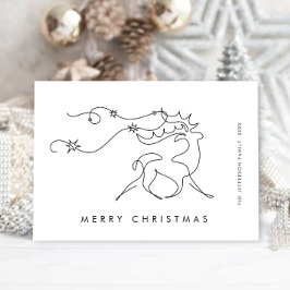 ミニマルエレガントリストストナカイ挨拶 シーズンカード