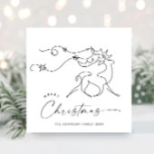 ミニマルエレガントリストストナカイ挨拶 シーズンカード