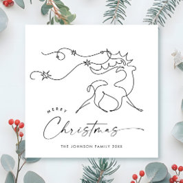 ミニマルエレガントリストストナカイ挨拶 シーズンカード