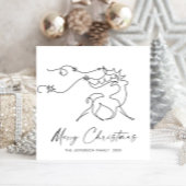ミニマルエレガントリストストナカイ挨拶 シーズンカード
