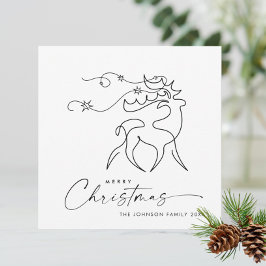 ミニマルエレガントリストストナカイ挨拶 シーズンカード