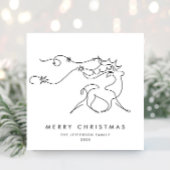 ミニマルエレガントリストストナカイ挨拶 シーズンカード