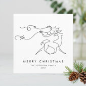 ミニマルエレガントリストストナカイ挨拶 シーズンカード