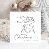 ミニマルエレガントリストストナカイ挨拶 シーズンカード
