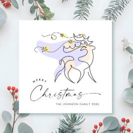 ミニマルエレガントリストストナカイ挨拶 シーズンカード