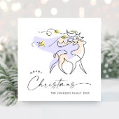 ミニマルエレガントリストストナカイ挨拶 シーズンカード
