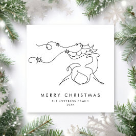 ミニマルエレガントリストストナカイ挨拶 シーズンカード