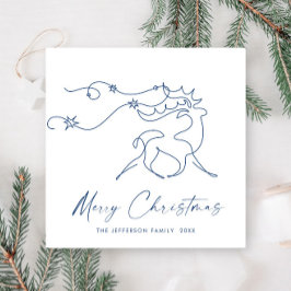 ミニマルエレガントリストストナカイ挨拶 シーズンカード