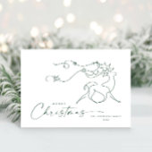 ミニマルエレガントリストストナカイ挨拶 シーズンカード