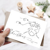 ミニマルエレガントリストストナカイ挨拶 シーズンカード