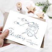 ミニマルエレガントリストストナカイ挨拶 シーズンカード