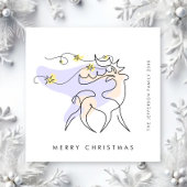 ミニマルエレガントリストストナカイ挨拶 シーズンカード