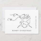 ミニマルエレガントリストストナカイ挨拶 シーズンカード (正面)