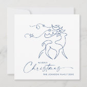 ミニマルエレガントリストストナカイ挨拶 シーズンカード (正面)