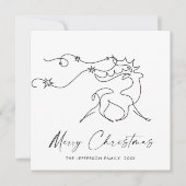 ミニマルエレガントリストストナカイ挨拶 シーズンカード (正面)