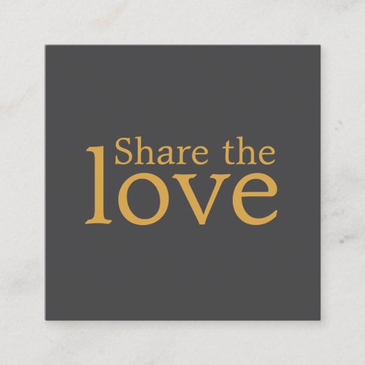 ミニマルエレガントリストダークグレーゴールデンはっきりしたサロン 紹介カード (正面)