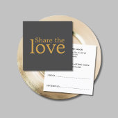 ミニマルエレガントリストダークグレーゴールデンはっきりしたサロン 紹介カード