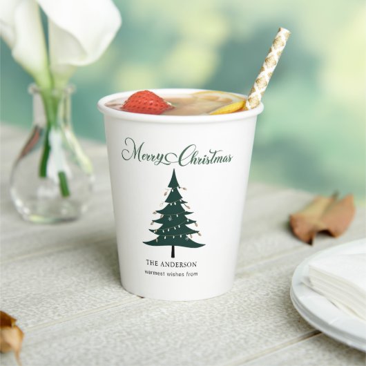 ミニマルエレガントリストツリーパーティー 紙コップ (インサイチュ)