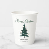 ミニマルエレガントリストツリーパーティー 紙コップ (裏面)