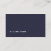 ミニマルエレガントリストテクスチャブルー 名刺 (正面)